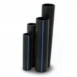 أنابيب HDPE الجودة  ضغط 20 بار قطر خارجي 32 مم سمك 5.4 مم لون اسود
