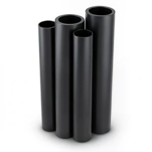 Al-Rajhi HDPE Pipes PE 80 4 Bar Pressure 180 mm OD 5.5 mm Thickness Black