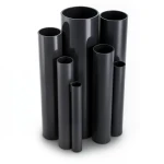 UPVC Pipes 12 Bar Pressure 88.7 mm Diameter 4.6 mm Thickness Black