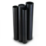 مواسير HDPE البولي ايثيلين من الراجحي PE 80 ضغط 4 بار قطر خارجي 200 مم سمك 6.2 مم لون اسود