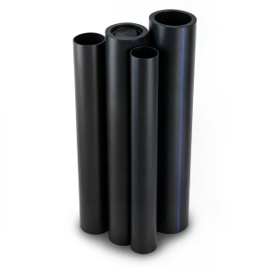 مواسير HDPE البولي ايثيلين من الراجحي PE 80 ضغط 4 بار قطر خارجي 200 مم سمك 6.2 مم لون اسود