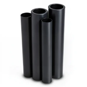 أنابيب HDPE الراجحي PE 80 ضغط 4 بار قطر خارجي 225 مم سمك 6.9 مم أسود