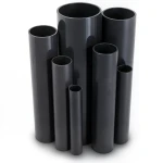 مواسير UPVC ضغط 12 بار قطر خارجي 89.1 مم سمك 5.3 مم لون اسود
