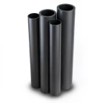 مواسير HDPE من شركة الراجحي PE 80 ضغط 4 بار قطر خارجي 250 مم سمك 7.7 مم لون أسود
