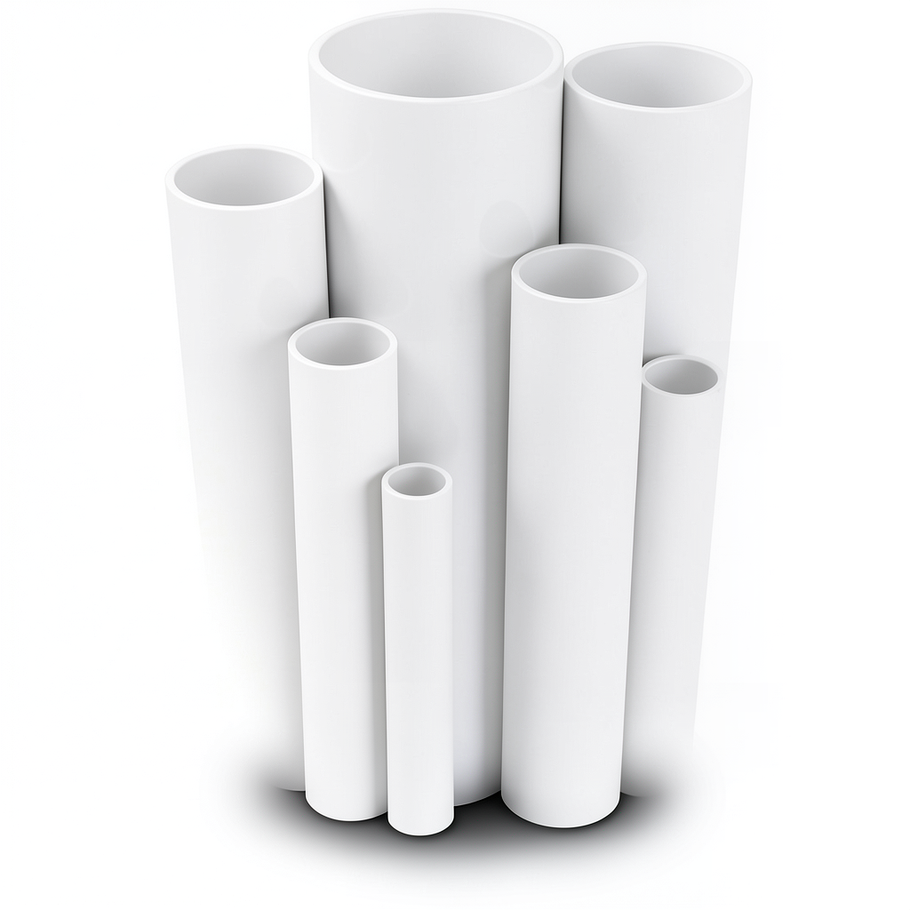 UPVC Pipes 9 Bar Pressure 89.1 mm Diameter 4.1 mm Thickness White