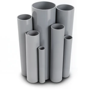 UPVC Pipes Nominal Pressure 9 Bar Outside Diameter 89.1 mm Thickness 4.1 mm Gray