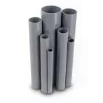 UPVC Pipes Outside Diameter 160 mm Thickness 3.6 mm Gray