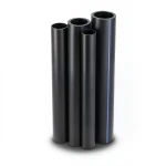 أنابيب HDPE الراجحي PE 80 ضغط 4 بار قطر 315 مم سمك 9.7 مم لون أسود
