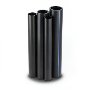 أنابيب HDPE الراجحي PE 80 ضغط 4 بار قطر 315 مم سمك 9.7 مم لون أسود