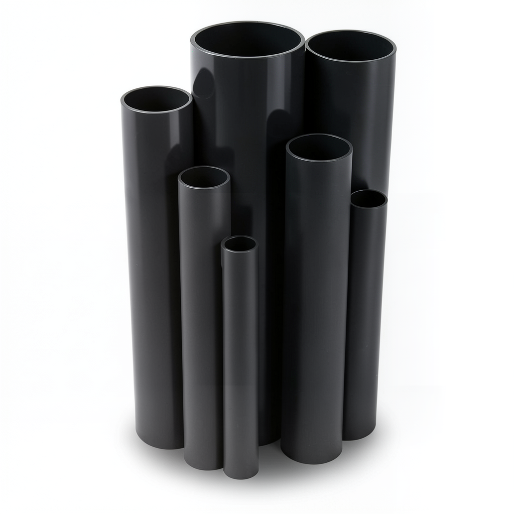 UPVC Pipes Nominal Pressure 9 Bar Outside Diameter 89.1 mm Thickness 4.1 mm Black