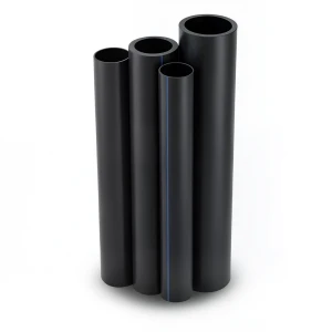 أنابيب HDPE الراجحي PE 80 ضغط 4 بار قطر 355 مم سمك 10.9 مم لون أسود
