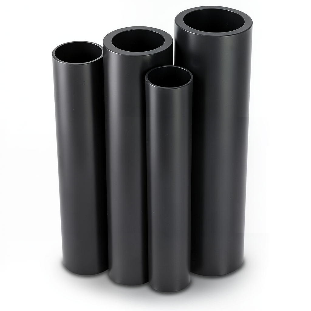 Al-Rajhi HDPE Pipes PE 80 4 Bar Pressure 400 mm OD 12.3 mm Thickness Black