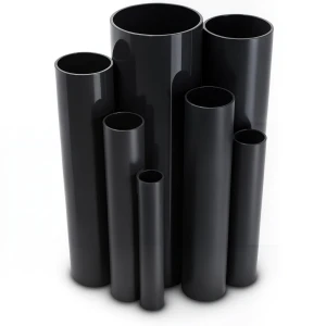 UPVC Pipes 12 Bar Pressure 88.7 mm Diameter 4.6 mm Thickness Black