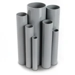 UPVC Pipes Outside Diameter 500 mm Thickness 12.2 mm Gray