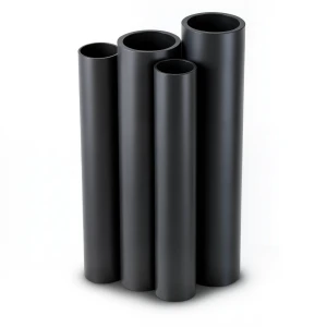 مواسير HDPE PE 80 ضغط 4 بار قطر 500 مم سمك 15.3 مم أسود