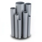 UPVC Pipes Outside Diameter 600 mm Thickness 15.4 mm Gray