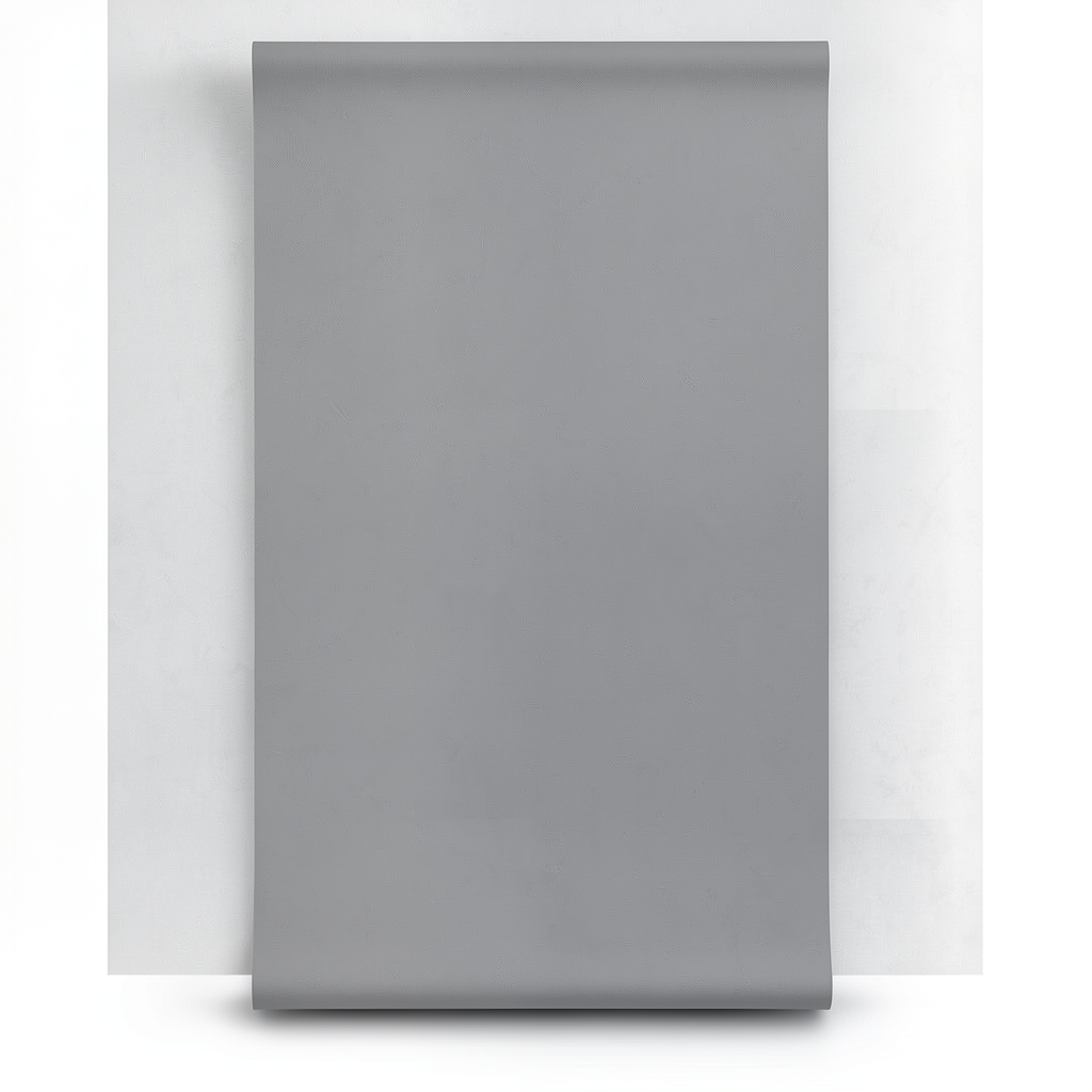 Italian Plain Design Wallpaper 10m Length, 1.06m Width, Gray