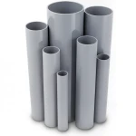 UPVC Pipes Outside Diameter 125 mm Thickness 3 mm Gray
