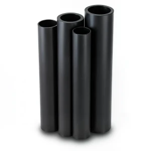 HDPE Pipes PE 80 Pressure 4 Bar Diameter 710 mm Thickness 21.8 mm Black