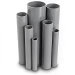 UPVC Pipes Outside Diameter 160 mm Thickness 3.6 mm Gray