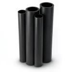 مواسير HDPE PE 80 ضغط 4 بار قطر 800 مم سمك 24.5 مم أسود