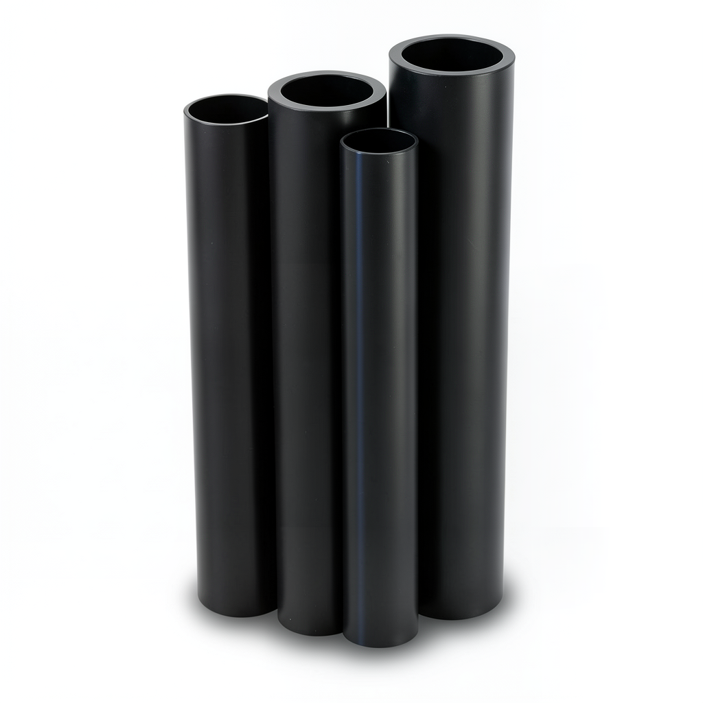 مواسير HDPE PE 80 ضغط 4 بار قطر 1000 مم سمك 30.6 مم لون أسود
