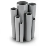 UPVC Pipes Outside Diameter 500 mm Thickness 12.2 mm Gray