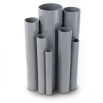 UPVC Pipes Outside Diameter 600 mm Thickness 15.4 mm Gray