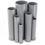 UPVC Pipes 6 meters Length ½ Inch Size 1.52 mm Thickness Gray