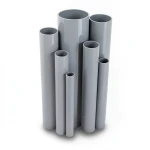 UPVC Pipes Nominal Pressure 4 Bar Outside Diameter 90 mm Thickness 1.8 mm Gray