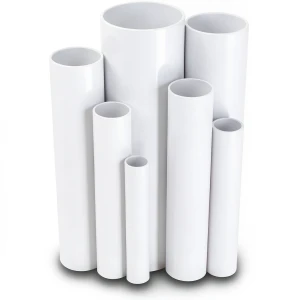 مواسير UPVC مقاس 3 إنش ضغط 12 بار قطر خارجي 88.7 مم سمك 4.6 مم لون أبيض