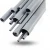 UPVC Pipes Al-Rajhi  EPT  Size 1 inch Thickness 1.52 mm Gray Colour