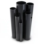 UPVC Pipes 12 Bar Pressure 88.7 mm Diameter 4.6 mm Thickness Black