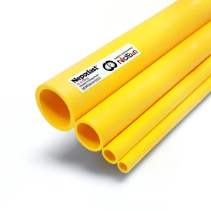 Neproplast HDPE Pipes PE 100 Pressure 12.5 Bar Outside Diameter 200 mm Thickness 14.7 mm Yellow | NEPROPLAST