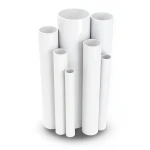 UPVC Pipes Nominal Pressure 10 Bar Outside Diameter 90 mm Thickness 4.3 mm White