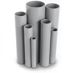 UPVC Pipes Nominal Pressure 10 Bar Outside Diameter 90 mm Thickness 4.3 mm Gray