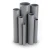 UPVC Pipes Outside Diameter 110 mm Thickness 3 mm Gray - Image 1