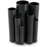 UPVC Pipes Nominal Pressure 10 Bar Outside Diameter 90 mm Thickness 4.3 mm Black