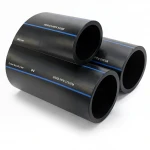 SPS HDPE Pipe PE 100 Pressure 10 Bar Outside Diameter 560 mm Thickness 33.2 mm Black Color