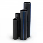 أنابيب HDPE الجودة  ضغط 20 بار قطر خارجي 75 مم سمك 12.5 مم لون اسود