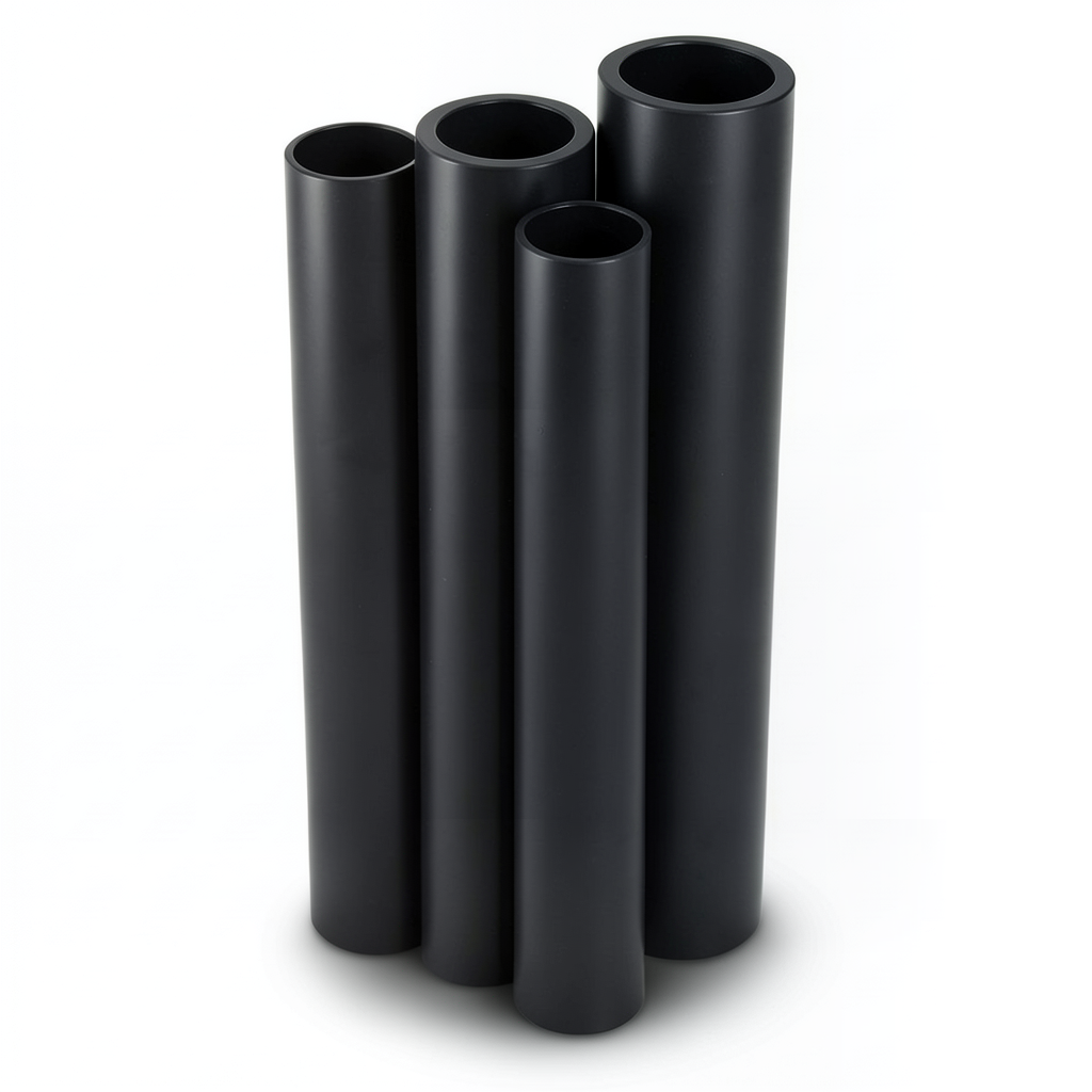 مواسير HDPE الراجحي PE 80 ضغط 4 بار قطر 140 مم سمك 3.5 مم لون أسود