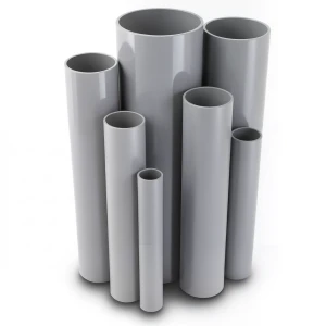 أنابيب UPVC الطول 6 متر مقاس ½ إنش سمك 1.52 مم لون رمادي