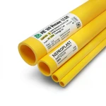 أنابيب HDPE PE 100 ضغط 12.5 بار قطر خارجي 315 مم سمك 23.2 مم لون أصفر | نيبروبلاست