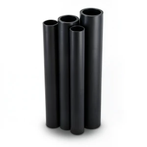 Al-Rajhi HDPE Pipes PE 80 Pressure 4 Bar Diameter 180 mm Thickness 4.4 mm Black