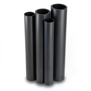مواسير HDPE PE 80 ضغط 4 بار قطر 200 مم سمك 4.9 مم لون أسود