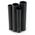مواسير HDPE PE 80 ضغط 4 بار قطر خارجي 250 مم سمك 6.2 مم لون أسود