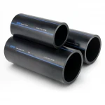 أنابيب HDPE السعودي PE 100 ضغط 10 بار قطر خارجي 500 مم سمك 29.7 مم لون اسود