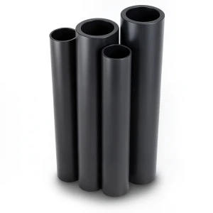 Al-Rajhi HDPE Pipes PE 80 Pressure 4 Bar Diameter 315 mm Thickness 7.7 mm Black