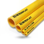 أنابيب HDPE PE 100 ضغط 12.5 بار قطر 400 مم سمك 29.4 مم لون أصفر | نيبروبلاست