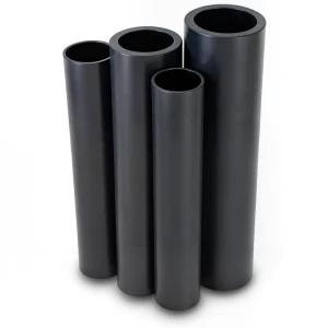 HDPE Pipes PE 80 Pressure 4 Bar 400 mm Diameter 9.8 mm Thickness Black